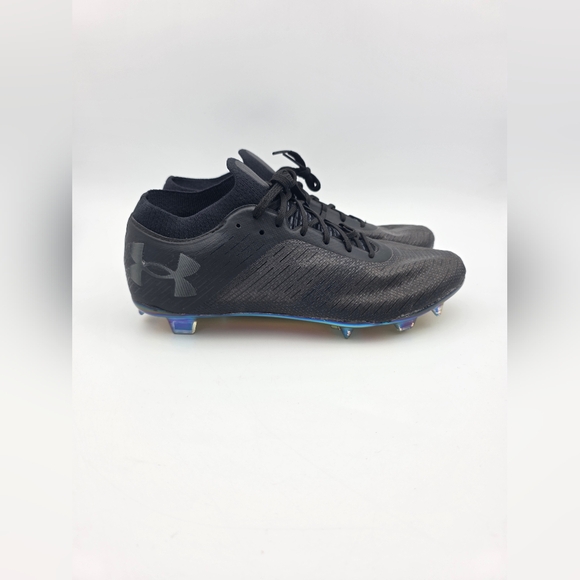 Under Armour UA Shadow Pro FG Black Soccer Cleats Men's Size 9 3025643 002